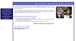 Desktop Screenshot of ahjordanplumbing.com